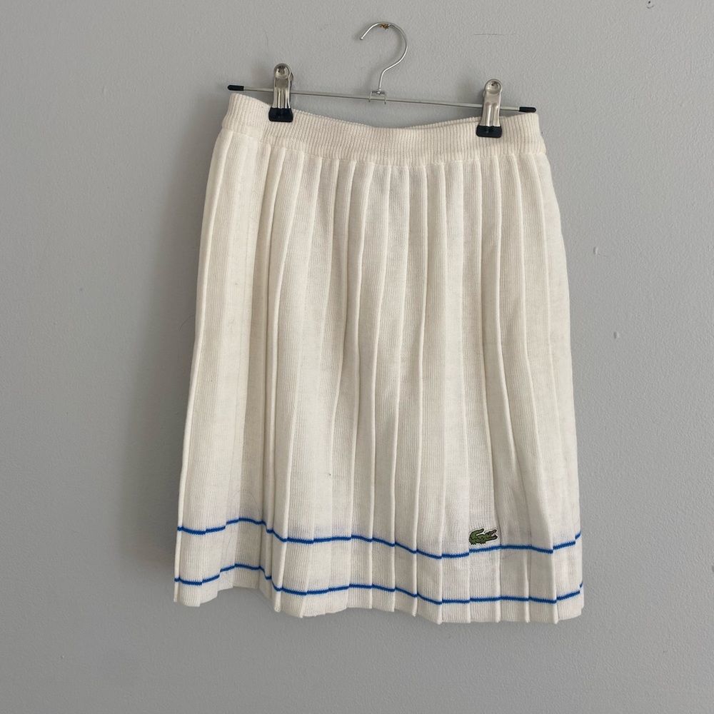 Lacoste Knit Pleated Skirt